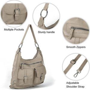 NEW Grey Hobo Bag for Women